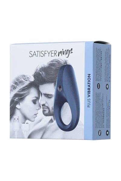 На цьому зображенні ви можете побачити ерекційне кільце Satisfyer Ring, яке пропонує неймовірні 10 режимів насолоди. Це витончений інтимний аксесуар, що призначений для подвоєння насолоди під час інтимних зустрічей. За допомогою цього кільця ви зможете на