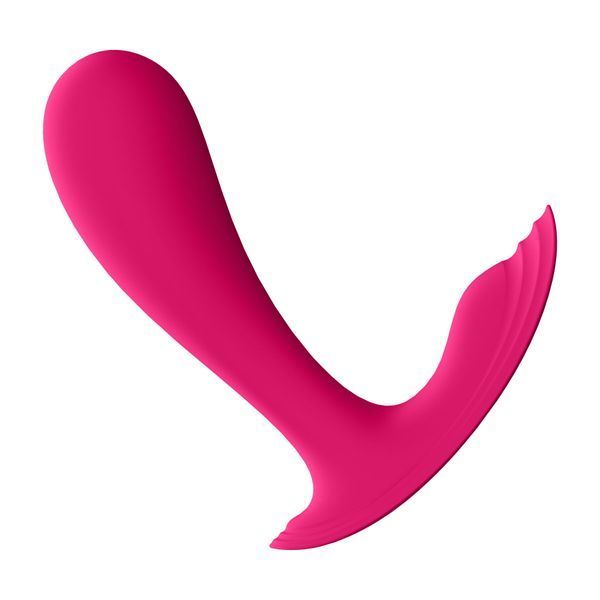 Satisfyer Top Secret з текстурованою основою &mdash; вид збоку