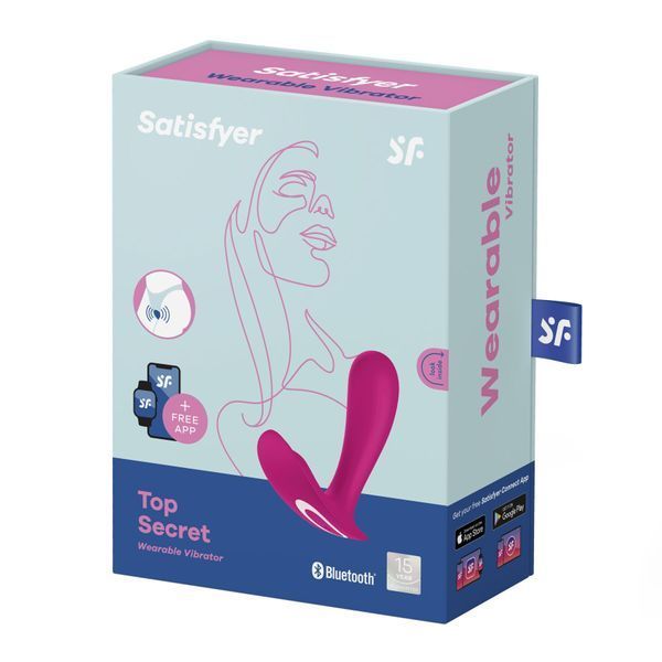 Упаковка Satisfyer Top Secret &mdash; smart вібратор з Bluetooth-додатком