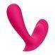 Верхній ракурс &mdash; силіконова стимуляція точки G з вібратором Satisfyer