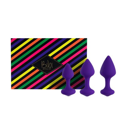 Купити силіконові анальні пробки FeelzToys - набір Bibi Butt Plug Set.