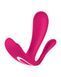 Рожевий вібратор Satisfyer Top Secret+ &mdash; вигин для G-точки та кліторальна частина