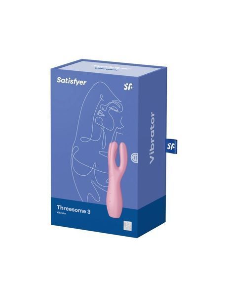 Три головки кліторального вібратора Satisfyer Threesome 3 утворюють незабутні моменти задоволення.