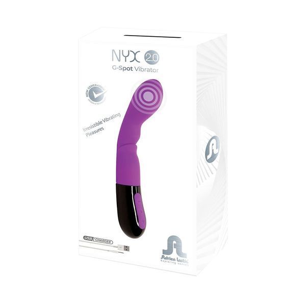 Упаковка Adrien Lastic Nyx 2.0 &mdash; стильна біла коробка з вібратором