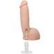 Фалоімітатор Doc Johnson Girthmasterr 8,5'' з кібершкіри ULTRASKYN, демонстрація знімної присоски Vac-U-Lock, тілесний відтінок