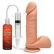 Doc Johnson Perfect D 7&Prime; ULTRASKYN Squirting &mdash; фалоімітатор з системою еякуляції та набором Splooge Juice