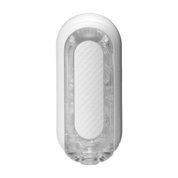 Закритий вигляд білого мастурбатора Tenga Flip Zero GRAVITY у повному форматі