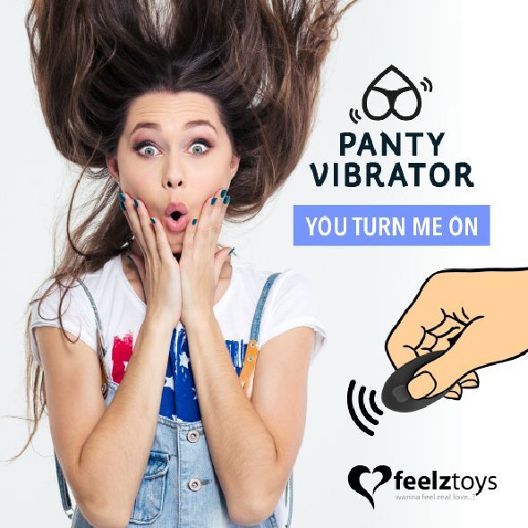 На зображенні представлений FeelzToys Panty Vibrator - вібратор з пультом, що відкриває перед вами безмежний світ інтимних задоволень на дистанції. Цей неймовірний інтимний аксесуар пропонує вам екстаз, навіть коли ви знаходитесь далеко від свого партнера