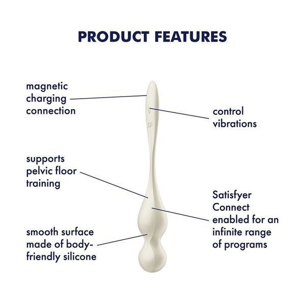Особливості кремових Satisfyer Love Birds 1: магнітна зарядка, силіконова поверхня, підтримка додатку Satisfyer Connect