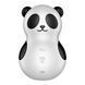 Satisfyer Pocket Panda 🐼 фронтальний ракурс вакуумного клиторального вібратора з кнопками на животику