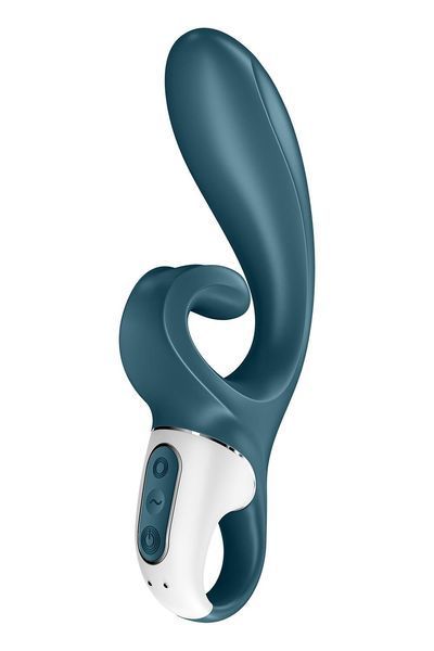 Вібратор-кролик Satisfyer Hug Me у повному вигляді