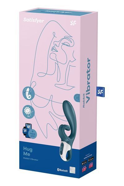 Упаковка Satisfyer Hug Me &mdash; преміальна коробка з ілюстрацією