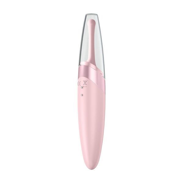 Вигляд збоку на вібратор Satisfyer Twirling Delight у чохлі
