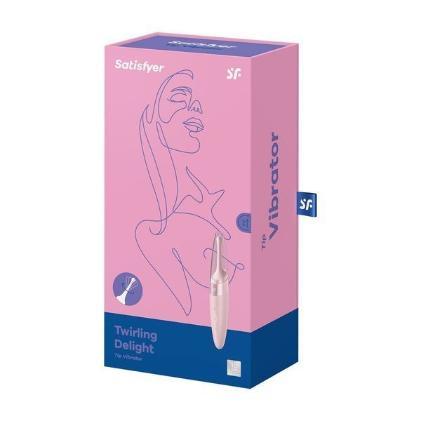 Упаковка Satisfyer Twirling Delight &mdash; рожево-фіолетовий дизайн