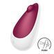 Кліторальний вібратор Satisfyer Spot On 3 Berry, загальний вигляд збоку з позначкою PUSH