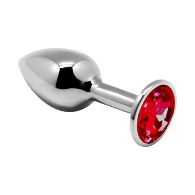 Станьте королевою задоволення з анальною пробкою Alive Mini Metal Butt Plug Ruby Size L!