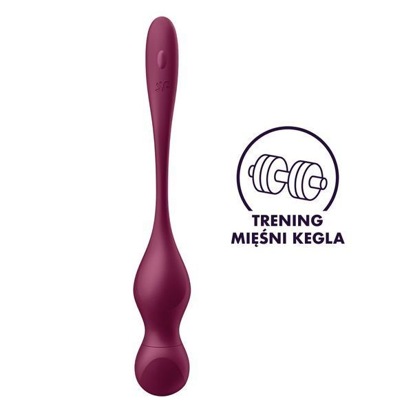 Силіконові вагінальні кульки Satisfyer Love Birds Vary з гнучким хвостиком для комфортного носіння та вправ Кегеля