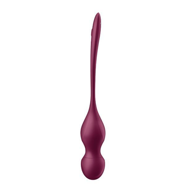 Вагінальні кульки Satisfyer Love Birds Vary бордові &ndash; тренування м&rsquo;язів Кегеля з вібрацією та мобільним додатком