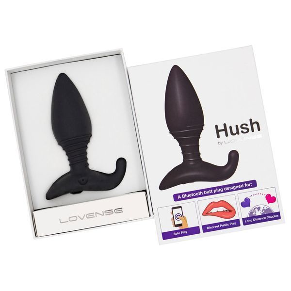 Lovense Hush &mdash; піктограми: водонепроникний, USB-зарядка, app-контроль (M)