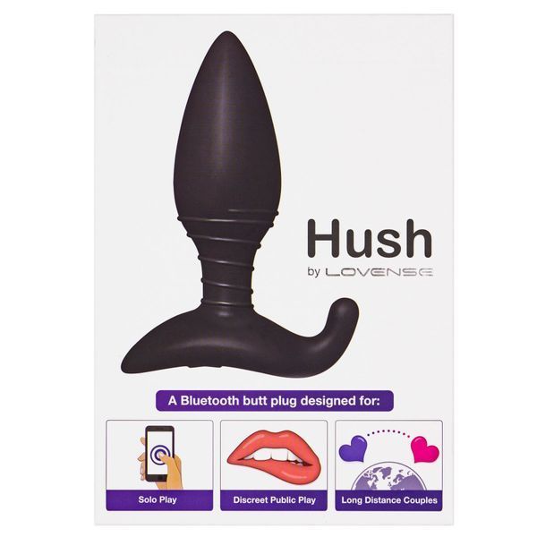 Упаковка Lovense Hush &mdash; смарт анальний вібратор, розмір M