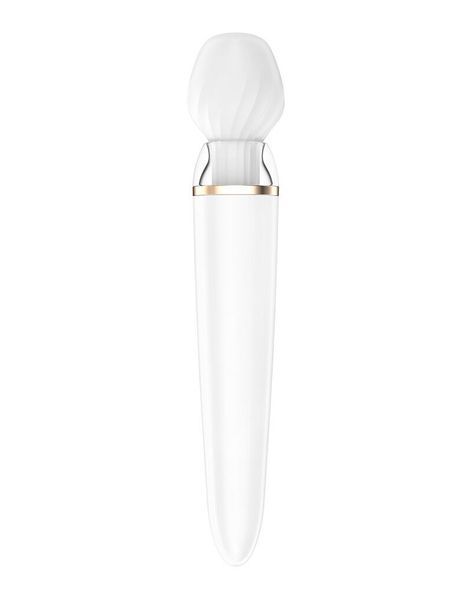 Мультифункціональний вібратор Satisfyer Double Wand-er з округлою насадкою