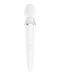 Білий вібратор-мікрофон Satisfyer Double Wand-er з насадкою G-spot