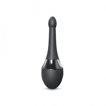 Анальний душ Dorcel Douche Mate Pro — чорний стильний девайс для інтимної гігієни з вібраційним ефектом