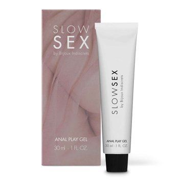 Анальна змазка Bijoux Indiscrets Slow Sex Anal Play Gel 30 мл – стильна упаковка для чуттєвих задоволень