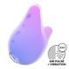 Satisfyer Mermaid Vibes фіолетово-рожевий, загальний вигляд вакуумного кліторального вібратора з логотипом Air Pulse + Vibration