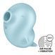Крупний план насадки вакуумного вібратора Satisfyer Sassy Seal для точкової кліторальної стимуляції