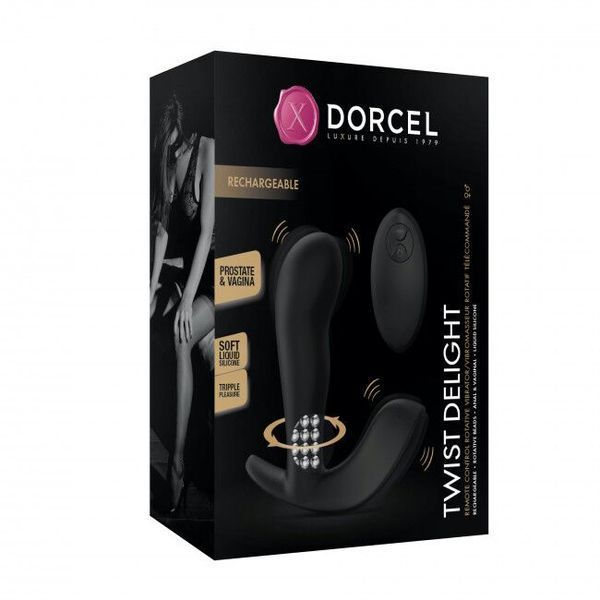 Фронтальна коробка Dorcel TWIST DELIGHT з акцентами на функції