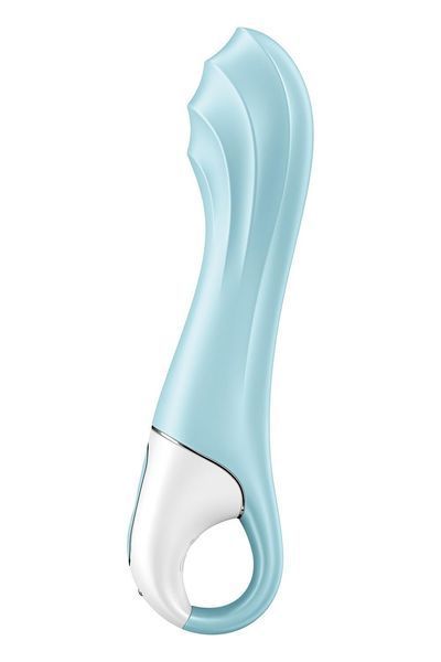 Боковий вигляд Satisfyer Air Pump 5+ з вигнутою формою