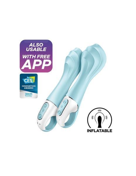 Голівка вібратора Satisfyer Air Pump 5+, яка збільшується