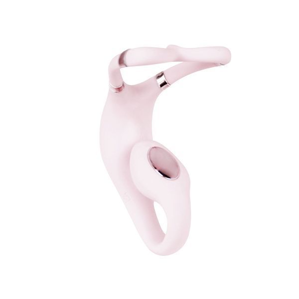 Adrien Lastic Venus &ndash; подвійний вібратор для пар з кільцем-фіксатором, вид ззаду