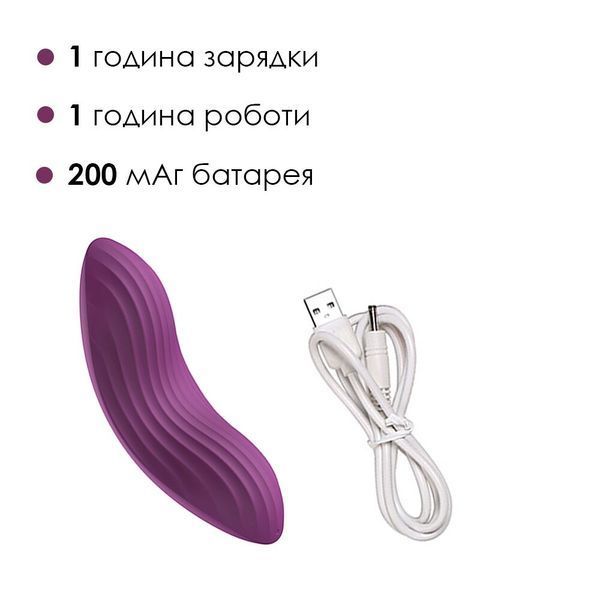 Час зарядки та роботи Svakom Edeny з USB-кабелем