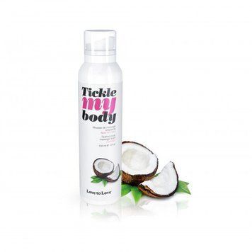 Масажна піна TICKLE MY BODY кокос &mdash; чуттєва хвиля ароматної насолоди