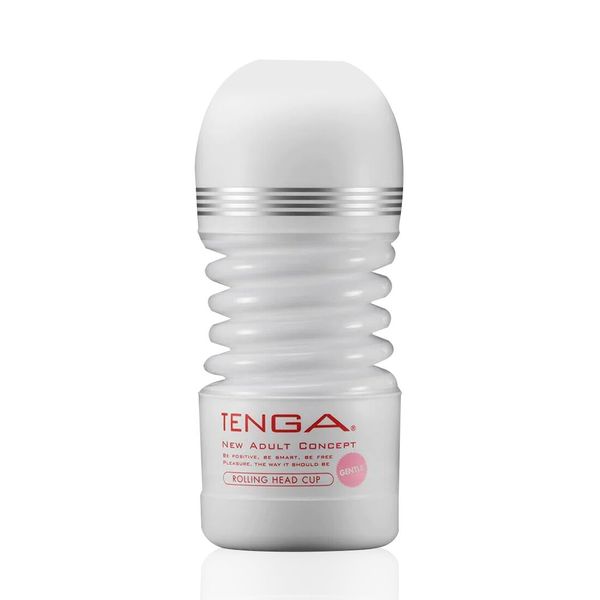 Зображення оновленого Tenga Rolling Head Cup GENTLE, яке показує його унікальні особливості і способи насолоди.