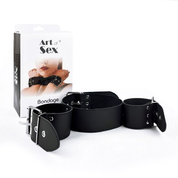 Art of Sex - Bondage Collar with Handcuffs