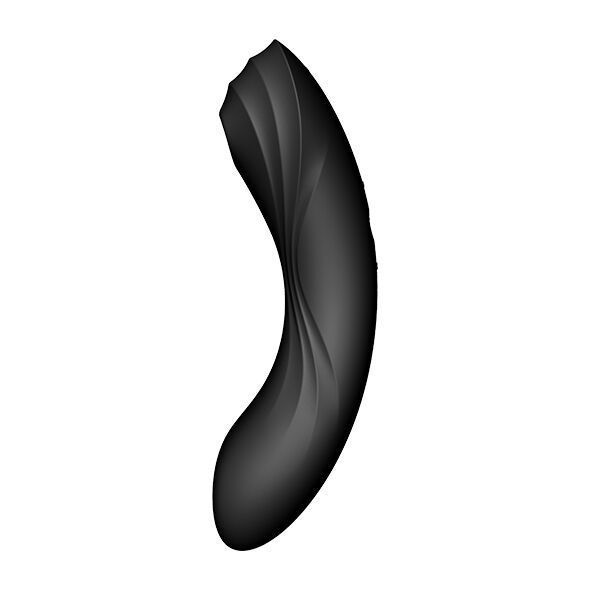Вигляд вібратора Satisfyer Curvy Trinity 4 збоку &mdash; ергономічний дизайн