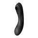 Текстуровані вигини корпусу Satisfyer Curvy Trinity 4 у чорному кольорі