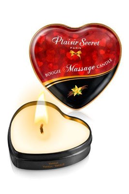 Відчуйте магію масажу зі свічкою Plaisirs Secrets, яка містить лише натуральні інгредієнти!
