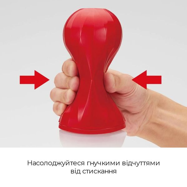 Зображення показує Tenga Air-Tech Squeeze Strong - високоякісний мастурбатор з інноваційною технологією, створений для максимального задоволення. Завдяки своїй унікальній конструкції та регульованому стиску, він дозволяє налаштувати інтенсивність стимуляц