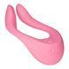 Гнучкий вібратор Satisfyer Endless Joy у нахиленому ракурсі &mdash; подвійне стимулювання