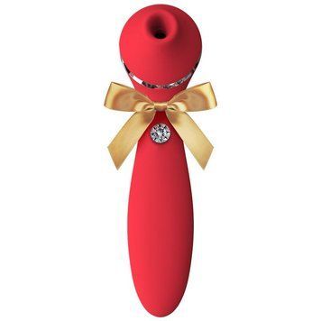 Прямий ракурс на KissToy Elizabeth з блискучим кристалом і стрічкою