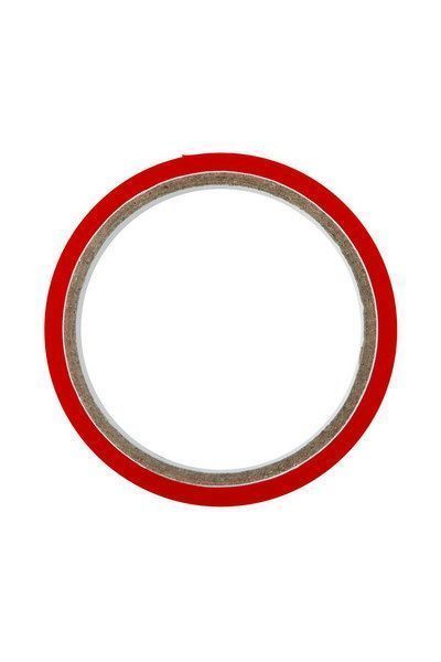 Вид зверху на червоний скотч для бондажу Fetish Tentation