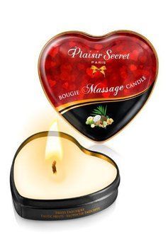 Свічка для масажу Plaisirs Secrets Екзотичні фрукти &mdash; тропічний мікс для масажу