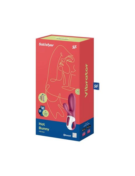 Satisfyer Hot Bunny обладнаний спеціально розробленим дизайном, що точно пристосовується до жіночої анатомії, щоб забезпечити комфортну та точну стимуляцію клітора. Цей вишуканий інструмент має інтелектуальне управління, яке дозволяє легко перемикати між