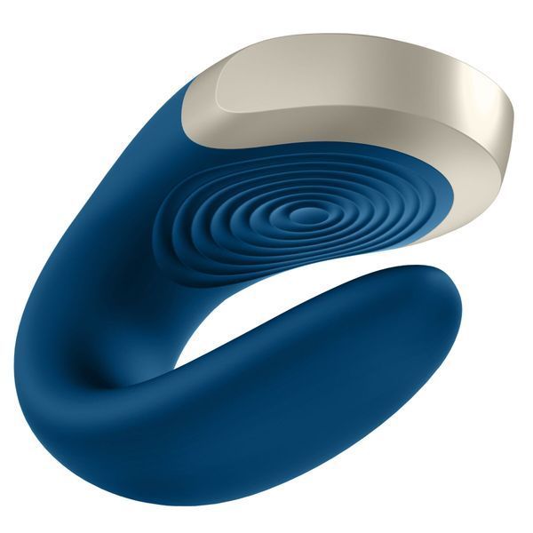 Вигляд Satisfyer Double Love зверху &ndash; кнопки керування на корпусі