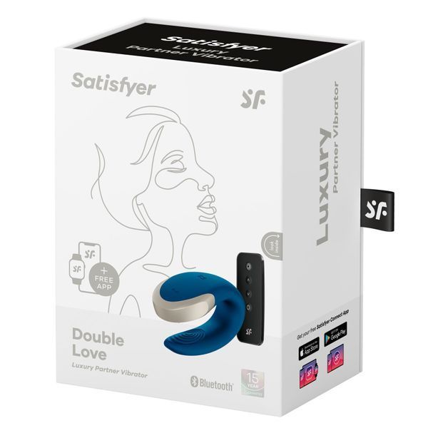 Упаковка Satisfyer Double Love &ndash; вібратор для пар у подарунковій коробці