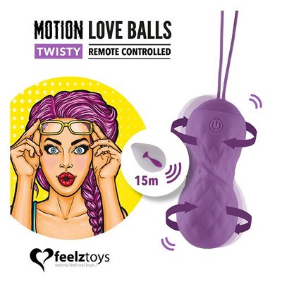 Вагінальні кульки FeelzToys - 7 режимів неймовірної вібрації і масажу.